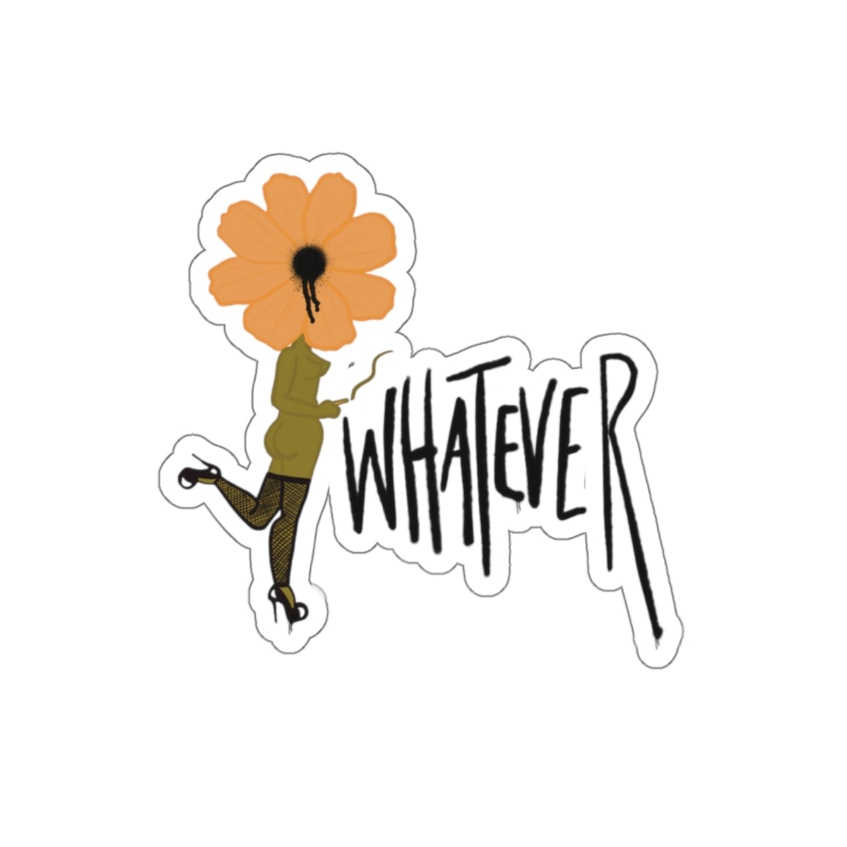 FLOWER GIRL STICKER